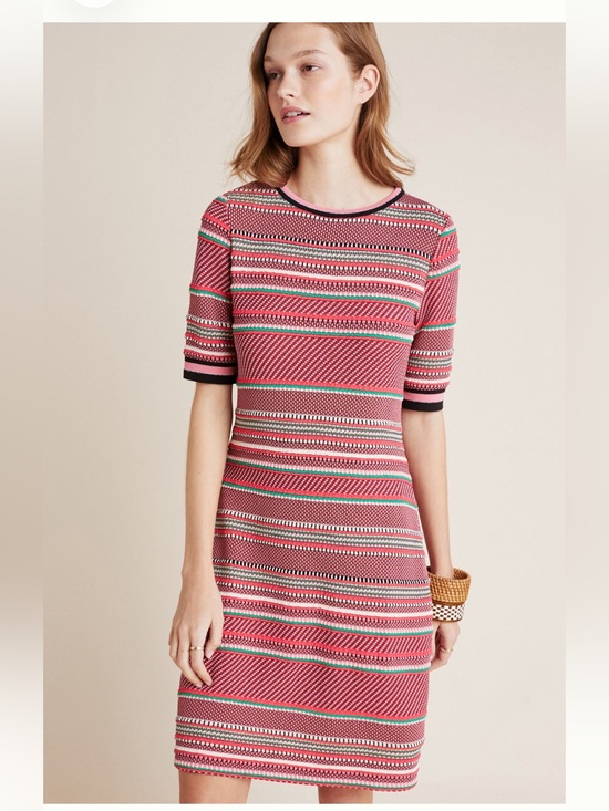 Aldomartins Dresses & Skirts - Anthropologie Aldomartins Alice Striped Knit Dress - Size Small